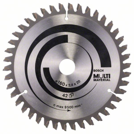 Multi Material saw blade 160 x 20/16 x 2.4 mm; 42