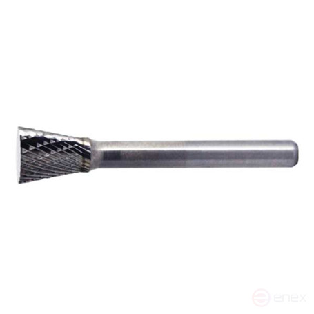 Carbide borehole reverse cone N d16 double notch