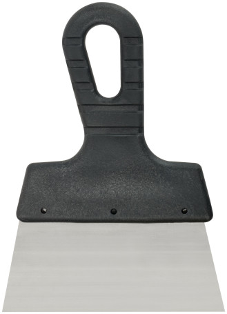 Spatula, stainless steel blade, plastic handle 150 mm