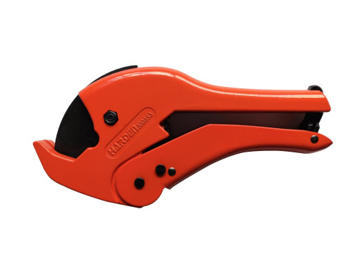Professional reinforced scissors for cutting plastic products, diameter up to 42 mm//HARDEN