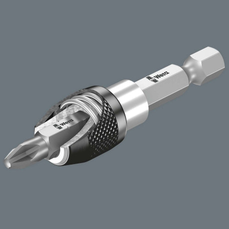 895/4/1 K SB bit holder with quick-release chuck, with magnet, 1/4"E 6.3 shank, for 1/4" With 6.3. 52 mm, with holder-euroslot