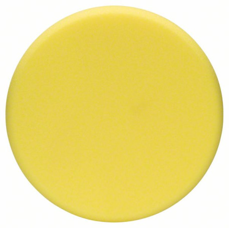 Полировальный круг из пенопласта, жесткий (цвет желтый), Ø 170 мм твердая