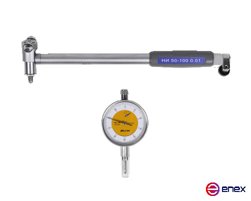 Нутромер индикаторный НИ 50-100 0,01 с удлинителем 1000мм Micron