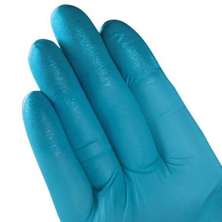 KleenGuard® G10 Нитриловые перчатки Blue Nitrile - 24см, единый дизайн для обеих рук / Синий /L (10 упаковок-диспенсеров x 100 шт.)