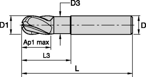 Фреза F4AW0600AWL38E120 KCPM15