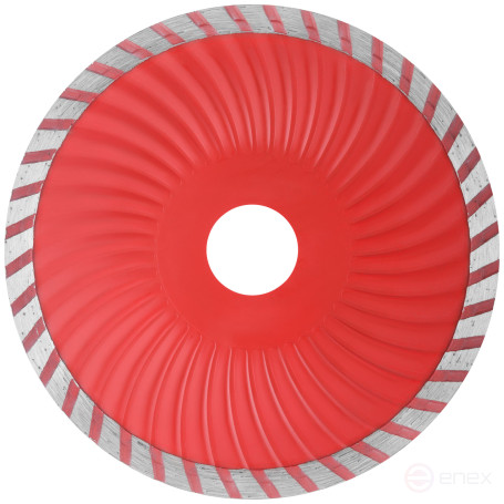 Diamond cutting disc "Turbo-wave" (dry and wet cutting) 125x2.4x7.5x22.2 mm