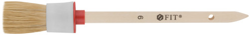 Round brush, natural light bristles No. 6 (30 mm)
