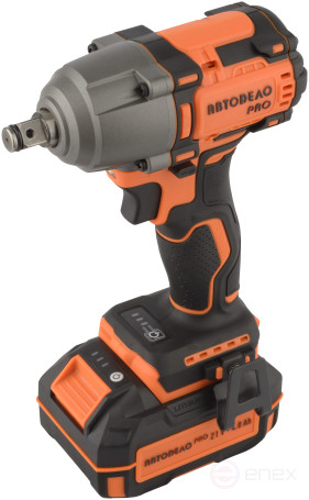 Аккумуляторный ударный гайковёрт 450Н*м 21V (в кейсе) АвтоDело PRO 46132