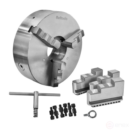Патрон токарный 500-ПТ 3-x кулачковый (7100-0049П) К11/С11 с обратными кулачками Beltools