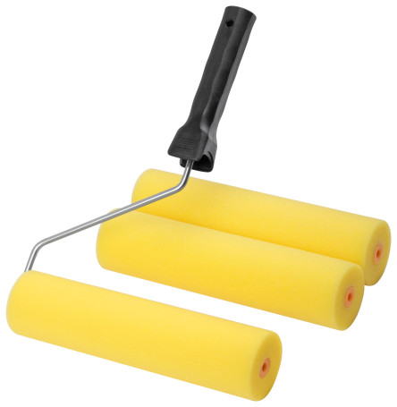 Yellow foam roller 230 mm + 2 replaceable rollers