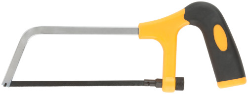 Mini 150 mm metal hacksaw, plastic rubberized handle