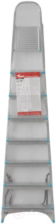 Steel ladder, 8 steps, weight 8.85 kg