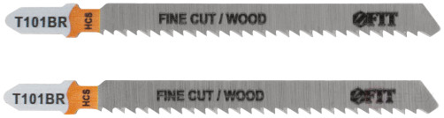Wood canvases, HCS, ground at a free angle, reversible teeth, 100/74/2.5 mm (T101BR), 2 pcs.