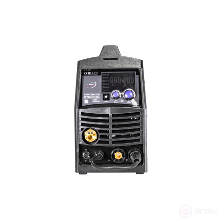 Synergistic inverter welding semi-automatic AuroraPRO SPEEDWAY 205 SYNERGIC (MIG/MAG+MMA+TIG lift)