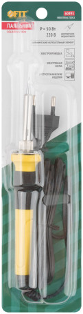 220 V soldering iron, ceramic heating element, plastic handle, conical copper tip, 50 W