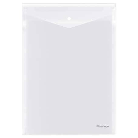 Envelope folder on the Berlingo "No Secret" button, A4, 200 microns, vertical, transparent