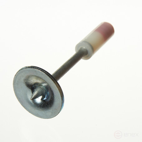 Pyroxylin mounting nails PA42-Q2 (round washer, red, 200 pcs/pack) FEDAST