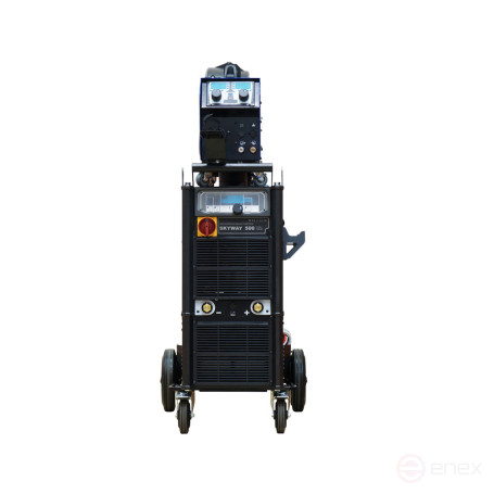 AuroraPRO SKYWAY 500 DUAL PULSE inverter semi-automatic welding machine with water cooling and remote wire feeding mechanism