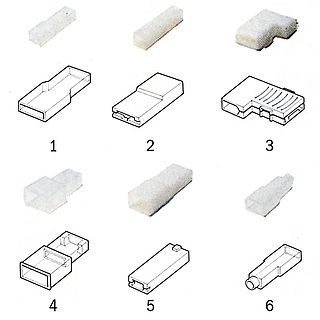 Insulating sleeve, form 1, PVC, 6.3 mm (pack.100 pcs)