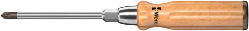 955 SPZ Power phillips screwdriver with wooden handle, PZ 2 x 100 mm