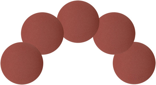 Круги шлифовальные сплошные (липучка), алюминий-оксидные, 125 мм, 5 шт. Р 150