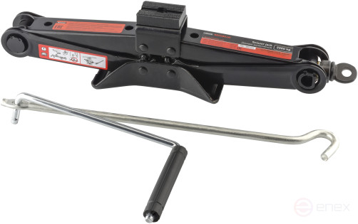 Домкрат ромбический 2,0т (шарнирная рукоятка; H=115-395 мм) АвтоDело (43116)