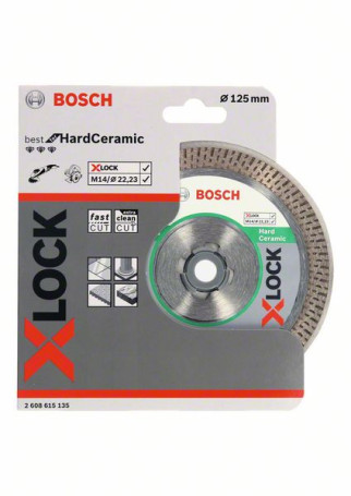 Алмазный отрезной диск Best for Hard Ceramic X-LOCK 125 x 22,23 x 1,6 x 10 125x22.23x1.6x10 mm