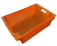 Vegetable storage box, colored, primary plastic, 60x40x20, 60 kg
