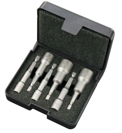 Felo Bit set with 6-sided end heads 6-13mm, 6 pcs, in case 03996106
