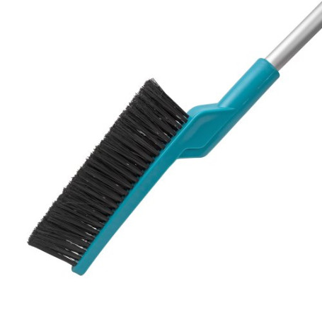 Telescopic scraper brush for removing snow and ice with a soft handle 87-117 cm