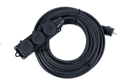 Удлинитель силовой АТОМ КГ 3500 Вт 3 гнезда 30м (c/з)