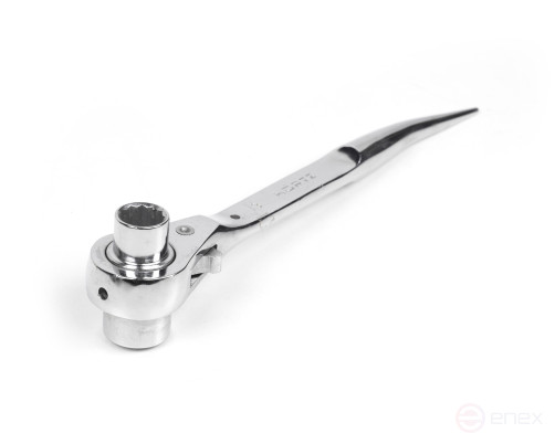Colic socket wrench ratchet 13x17 chrome HORTZ