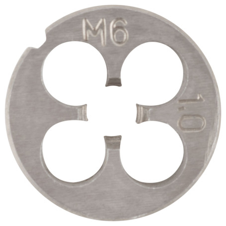Metric die, alloy steel M6x1.0 mm