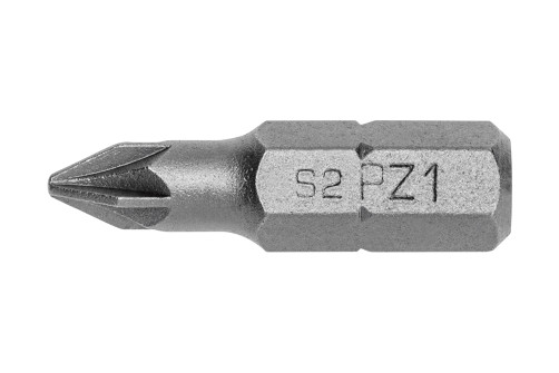 Bits PZ1, 25 mm, steel S2, 5 pcs. HOEGERT