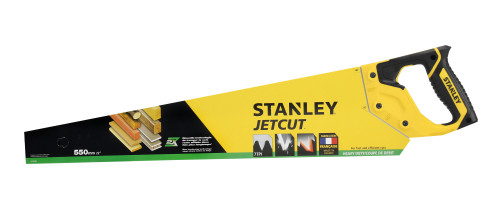 Jet-Cut wood hacksaw with hardened STANLEY tooth 2-15-289. 7x550 mm