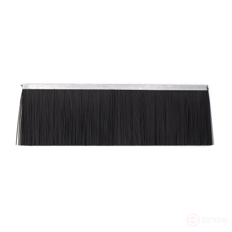 Щетка полосовая под ворота 2500*100*8, ворс высотой 92 мм PPL черный 0,50 (EB-1285)