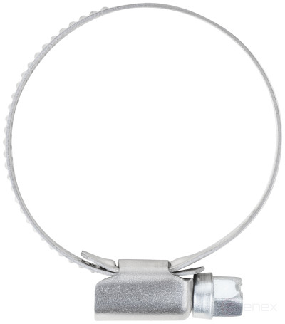 Хомут обжимной накатной, ширина 9 мм, нерж.сталь 26-44 мм