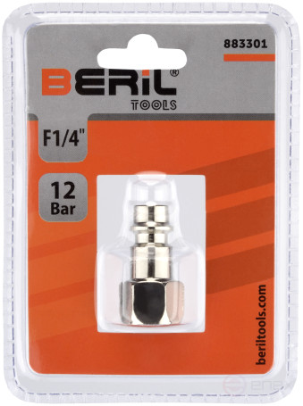 Adapter tip, F1/4 quick-release (BERIL)