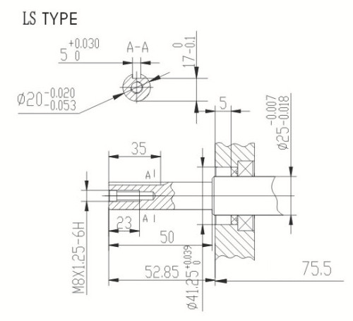 Lifan 170F engine (7 hp, shaft 20mm)