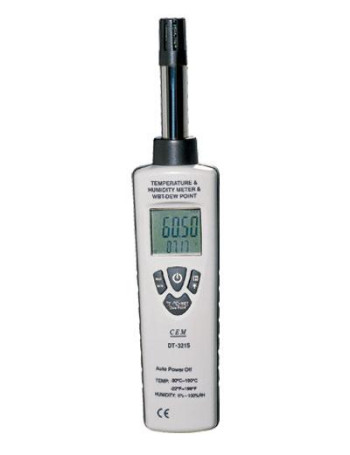 Digital Thermohygrometer DT-321S CEM Portable Hygrometer (State Register of the Russian Federation)