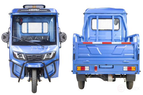 Грузовой электротрицикл Rutrike КАРГО Кабина 1500 60V1000W, красный