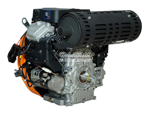Lifan LF2V80F-A (4500) engine, 25mm shaft, 20 Amp coil pressure sensor/m, m/radiator, hour meter