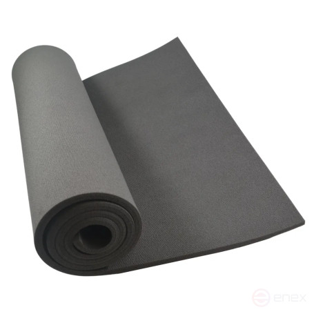 Non-slip travel mat/karemat, grey, for hiking, fishing and hunting. Foam in the tent. Folding yoga and gymnastics mat, 180 x 60 x 1.2 cm