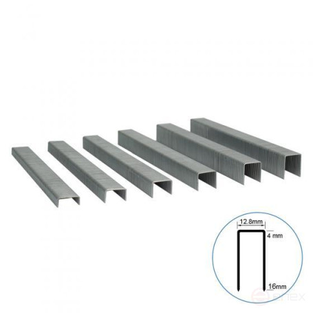 Fabric upholstery staples type 80 (14 mm, 21GA, 380, A ,11200 pcs/pack)