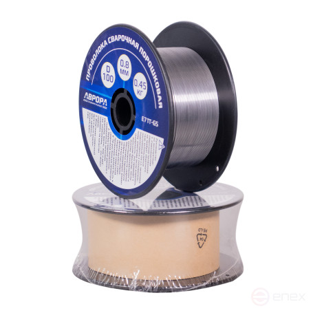 Проволока порошковая E71T-GS d.0.8 мм 0.45кг D100 NO GAS