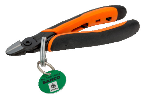 Side cutters with ERGOCH handle with mounting metal ring TAH2101G-180C