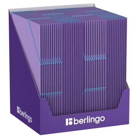 Папка на резинке Berlingo "Haze" А4, пластик, 600 мкм, сиреневая, софт-тач