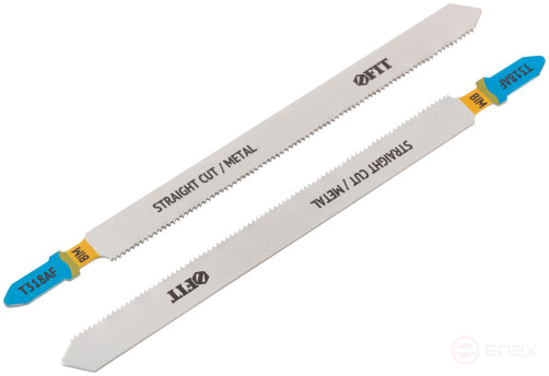 Полотна по металлу, Bimetal, фрезерованные, волнистые зубья, 132/106/1,2 мм (T318AF), 2 шт.