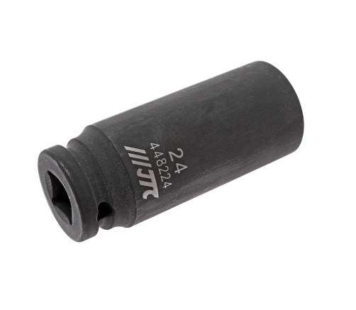 Головка торцевая ударная глубокая 6-гранная 1/2" х 24мм, длина 82мм JTC /1/10/50