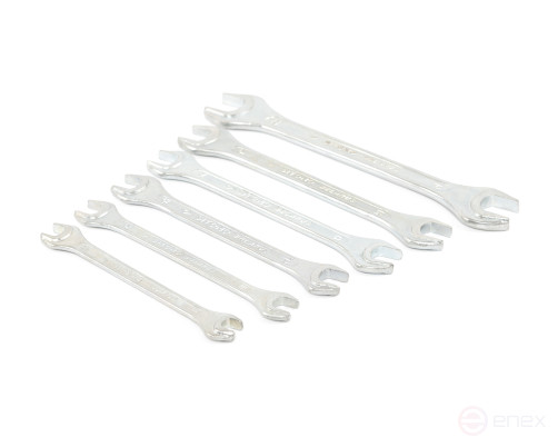 Набор ключей гаечных рожковых двусторонних 6 шт. (8-22) ПВХ сум. SITOMO BELARUS